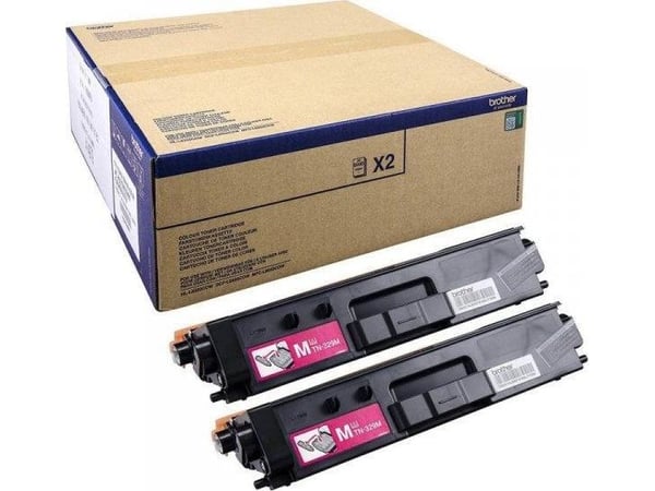 Brother TN329M - 2-pack - magenta - original - tonerpatron - for Brother DCP-L8450CDW