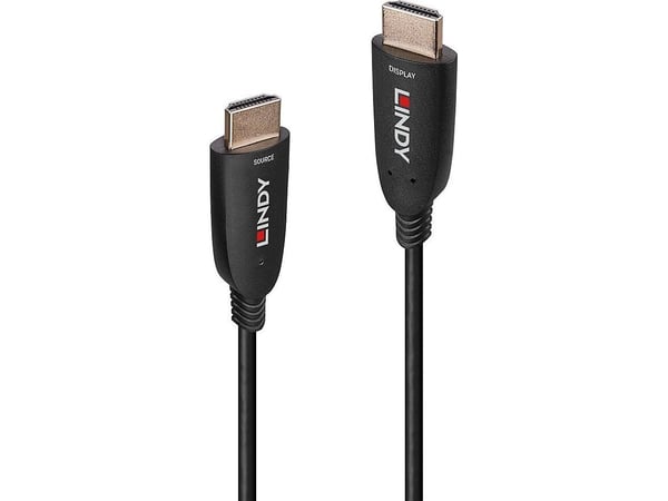 Lindy 38514, 40 m, HDMI Type A (Standard), HDMI Type A (Standard), 48 Gbit/s, Svart