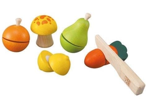 PlanToys lekemat - frukt- og grønnsaksett (5337)