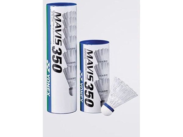 Yonex Mavis 350 sulkapallo, keltainen, hidas, 6 kpl