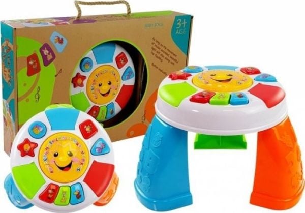 Lean Toys leke-/læringsbord for småbarn med lyder og piano Lean Toys leke-/læringsbord for småbarn med lyder og piano