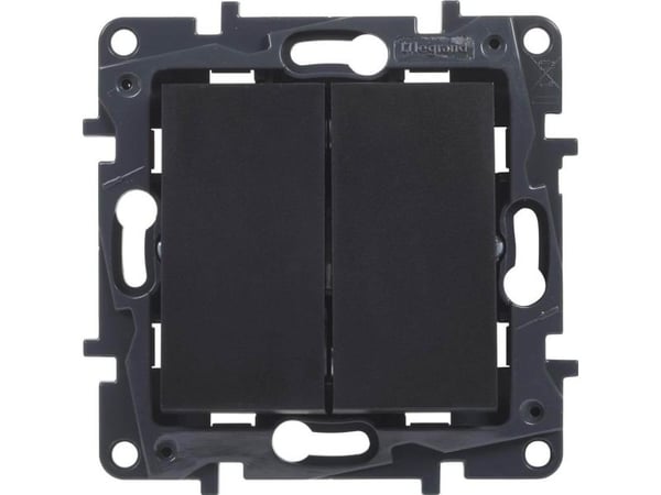Legrand Switch 2Kl Svart