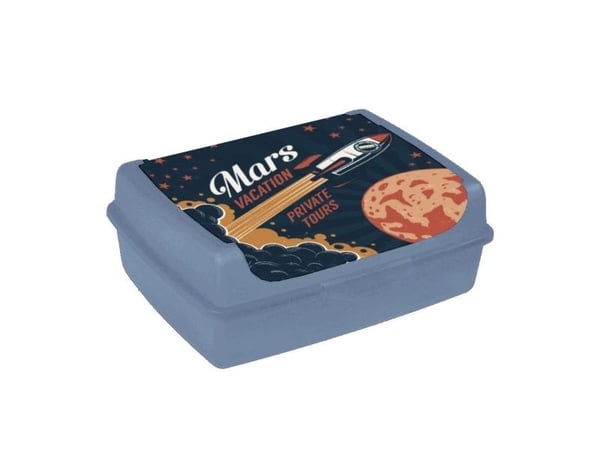 keeeper matboks carla midi "Space Tour", nordic blue Deco-Click-Box midi, PP, praktisk lukking (1069768028400)