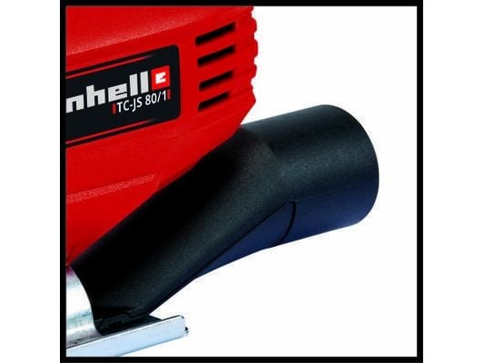 Einhell TC-JS 80/1, Toppgrep, Sort, Rød, 45°, Plast, Stål, Tre, 3000 spm, 8 cm
