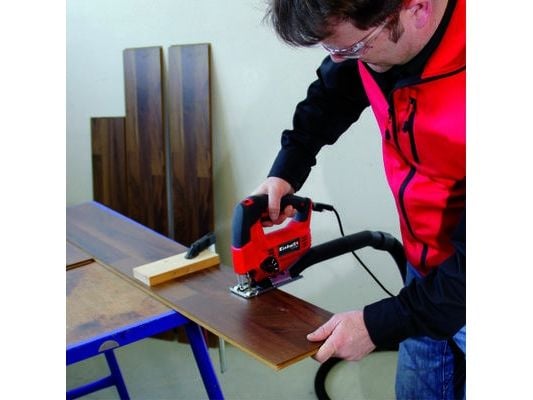 Einhell TC-JS 80/1, Toppgrep, Sort, Rød, 45°, Plast, Stål, Tre, 3000 spm, 8 cm