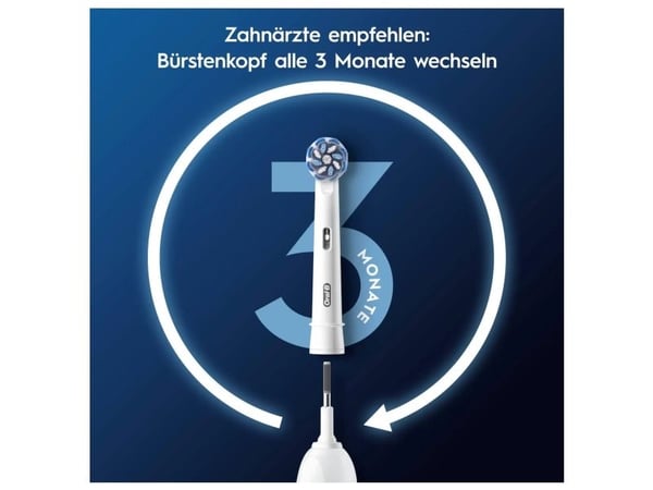 Oral-B Sensitive Clean , 4 stykker, Hvit, 3 måned(er), Ekstra myk, Oral-B, Boks