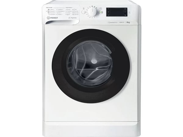 Indesit MTWSE 61294 WK EE, Frontmatet, 6 kg, B, 76 dB, 1151 RPM, C