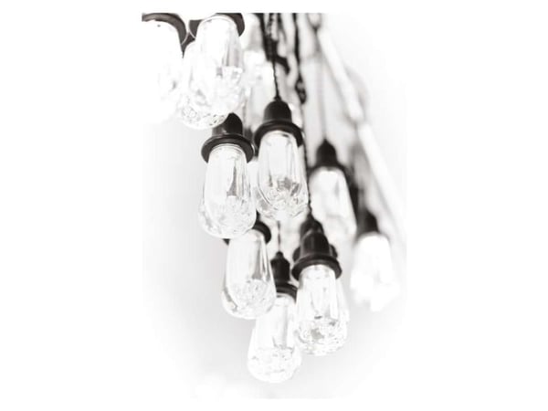Emos DCPW04, 16 lamper, LED, Varm hvit, 10000 timer, Inne/Ute, Sort