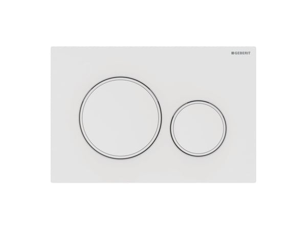 Geberit 115.882.01.1, Skylleplate, Hvit, Geberit, 246 mm, 12 mm, 164 mm