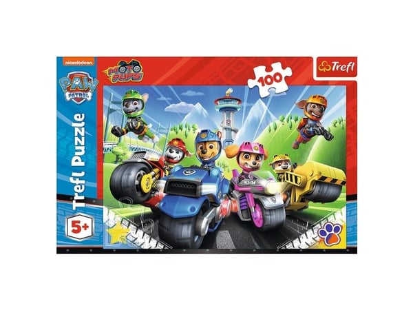 TREFL 100 stycken 16430 Paw Patrol på cyklar