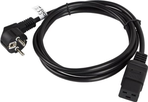 PowerWalker - Strømkabel - IEC 60320 C19 til CEE 7/17 - 1,8 m - PowerWalker VI 3000 RLP:lle