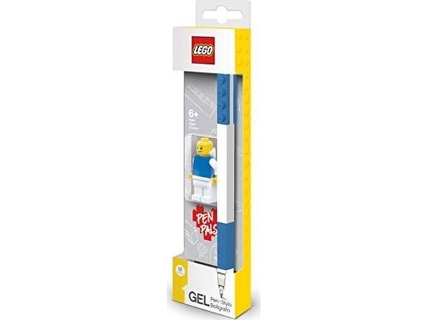 LEGO blå gelpenn med minifigur
