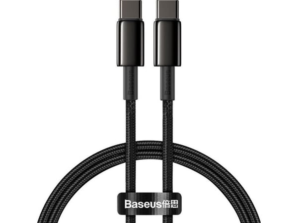 Baseus 6953156232051, 1 m, USB C, USB C, USB 2.0, 480 Mbit/s, Lajittelu