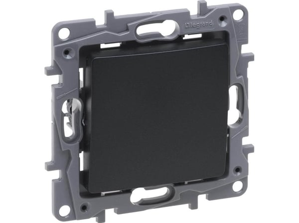Legrand Niloe Selection trappbrytare enkel 10AX antracit 762201