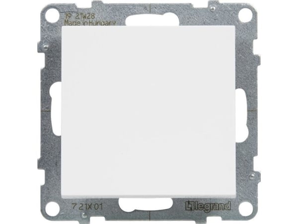 Legrand SUNO - Yksinapainen kytkin - 10 AX - 250 V~ - automaattiset liittimet, valkoinen - Legrand 721101 himp