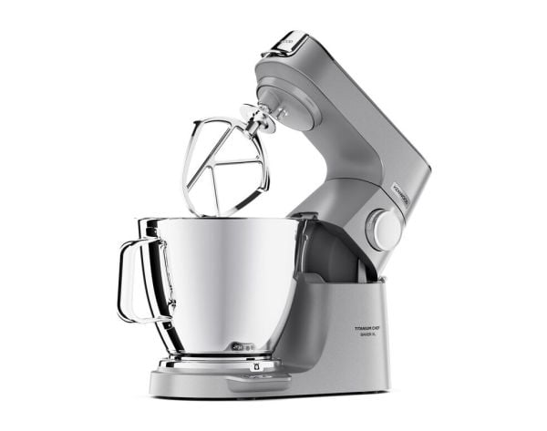 Kenwood Titanium Chef Baker XL Silver KVL85.704SI, 7 l, Sølv, Rotasjon, Rustfritt stål, Rustfritt stål, 1200 W