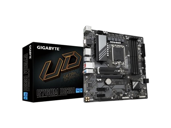 GIGABYTE B760M DS3H LGA1700 4xDDR5 4xSATA 2xM.2 mATX MB