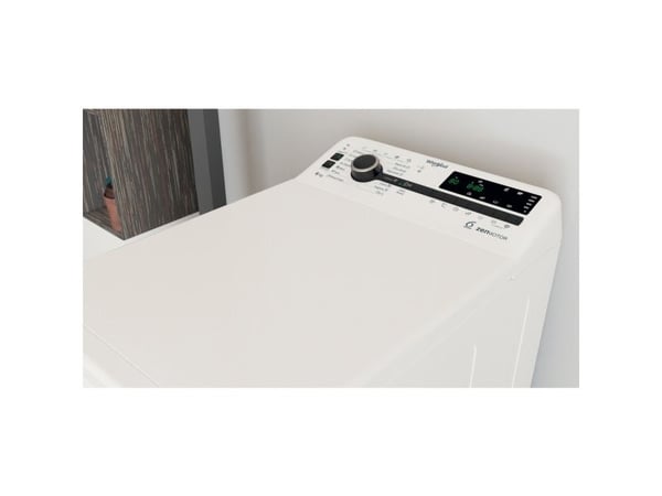Whirlpool TDLRBX 6252BS EU - Vaskemaskin - bredde: 40 cm - dybde: 60 cm - høyde: 90 cm - toppileggelse - 42 liter - 6 kg - 1151 rpm - hvit