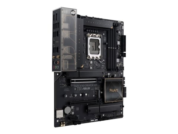 ASUS PROART B760-CREATOR WIFI - Emolevy - ATX - LGA1700-asennuspaikka - B760-piirisarja - USB-C 3.2 Gen2, USB 3.2 Gen 1, USB-C 3.2 Gen 2x2 - Gigabi...