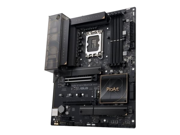ASUS PROART B760-CREATOR WIFI - Emolevy - ATX - LGA1700-asennuspaikka - B760-piirisarja - USB-C 3.2 Gen2, USB 3.2 Gen 1, USB-C 3.2 Gen 2x2 - Gigabi...