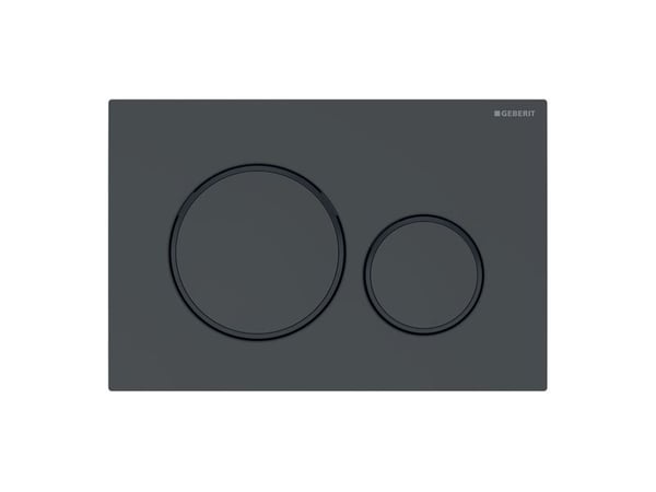 Geberit Sigma20 betjen flush plade - 246x164x12mm dybsort RAL 95