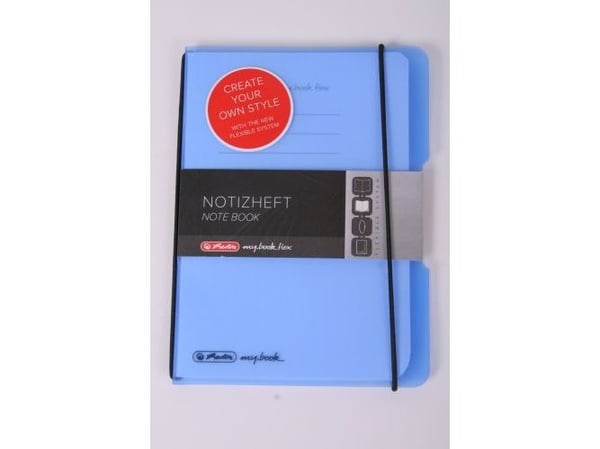 Herlitz 11361573, Blå, A6, 40 ark, 70 g/m², Rute papir
