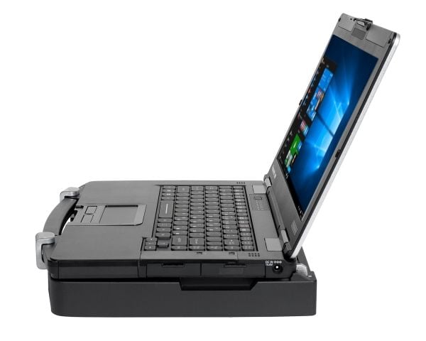 Panasonic PCPE-GJ54V03, Koblet med ledninger (ikke trådløs), Sort, 75 x 75 mm, Panasonic, Toughbook 54 & 55, DC