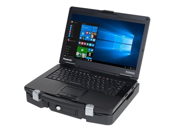 Panasonic PCPE-GJ54V03, Koblet med ledninger (ikke trådløs), Sort, 75 x 75 mm, Panasonic, Toughbook 54 & 55, DC