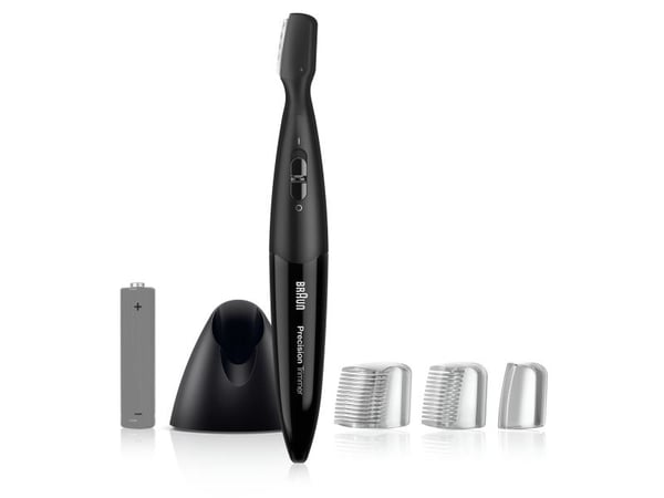 Braun Bartschneider PT5010, Skägg, Mustasch, 5 mm, 8 mm, Svart, Batteri, AAA