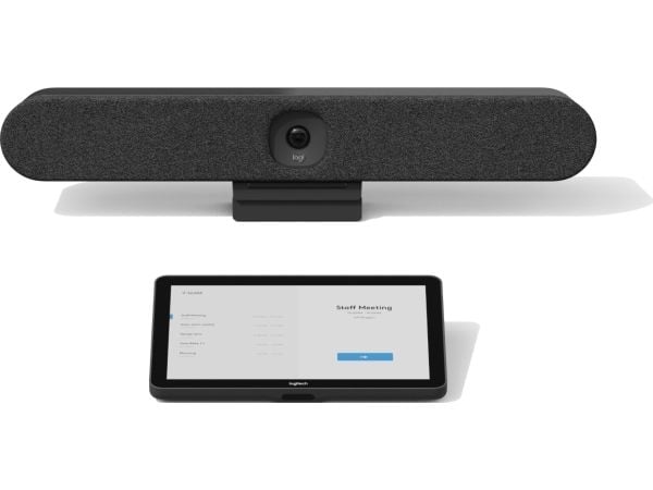 Logitech Tap IP Appliance Room Solutions Huddle + Small Rooms - Paket för videokonferens (Logitech Tap IP, Logitech Rally Bar Huddle) - grafit - po...