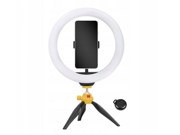 Kodak SB6083 LED ringljus Selphie 10'' SL001 + stativ Pilot Juodas