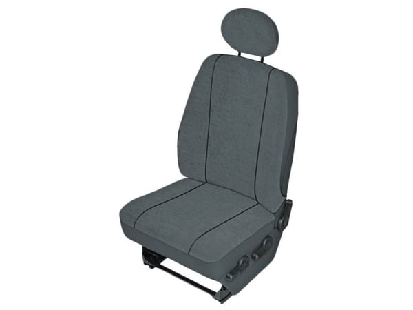 HP Autozubehör 22418 seteunderlag i polyester grå (førersete, passasjersete)