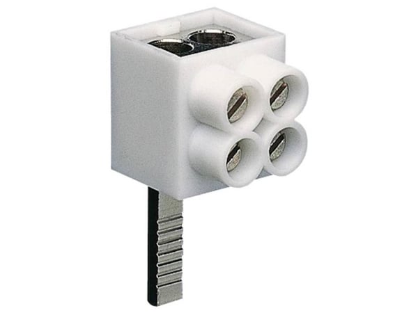 Hager KF82A, Stiftkabelsko, Rak, Honkoppling, Vit, 16 mm ², 10 mm ²