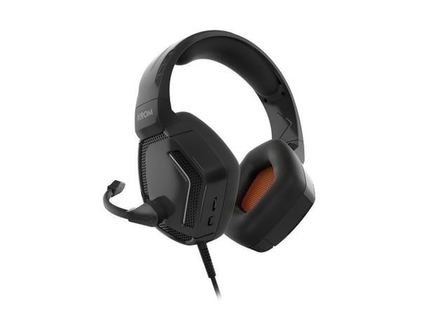 Krom KOPA PRO, Koblet med ledninger (ikke trådløs), Spilling, 20 - 20000 Hz, 283 g, Hodesett, Sort