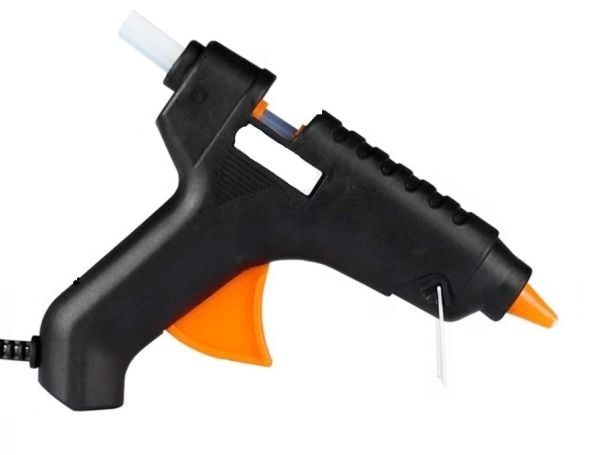 Libox Pistolet do klejenia 60W ( KLEJARKA ) LB0055, Elektrisk limpistol, Sort, Plast, Fotoark kartong, Keramisk, Glass, Lær, Plast, Polystyren (PS)...