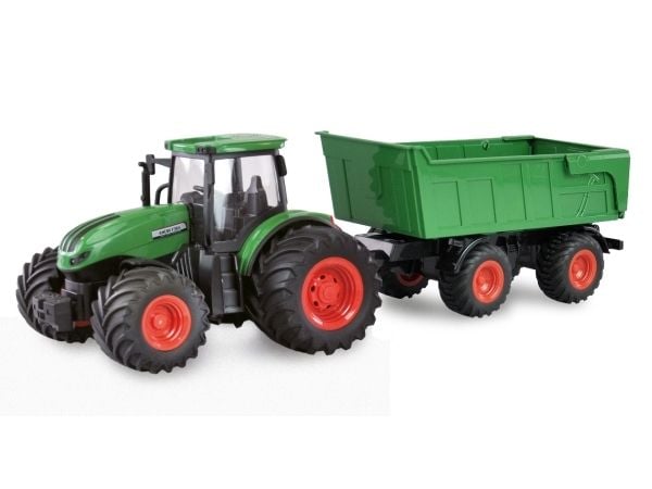 Amewi RC traktor med tipphenger LiIon 500mAh grønn/6+