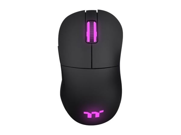 Thermaltake GMO-DMS-HYOOBK-01, Høyre hendt, Optisk, RF trådløs + Bluetooth, 19000 DPI, Sort