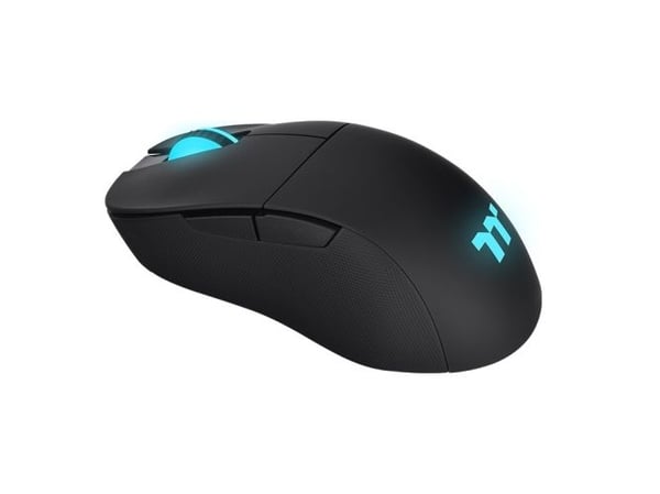 Thermaltake GMO-DMS-HYOOBK-01, Høyre hendt, Optisk, RF trådløs + Bluetooth, 19000 DPI, Sort