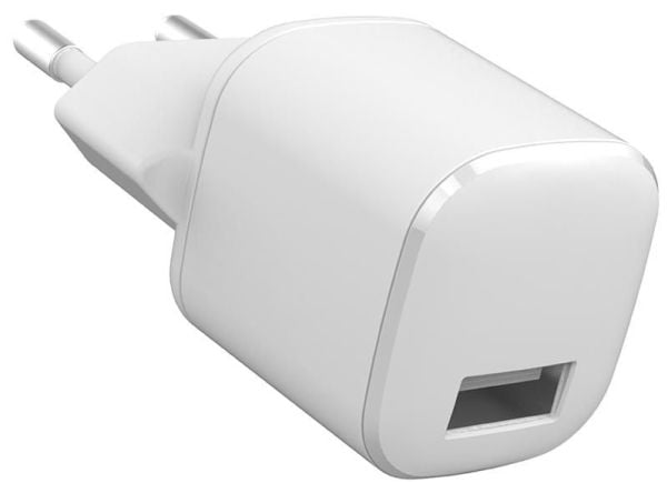 eSTUFF INFINITE - Strömadapter - 12 Watt - 2.4 A (USB) - vit