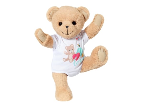 ZAPF Creation BABY born bamse hvit, kosebamse