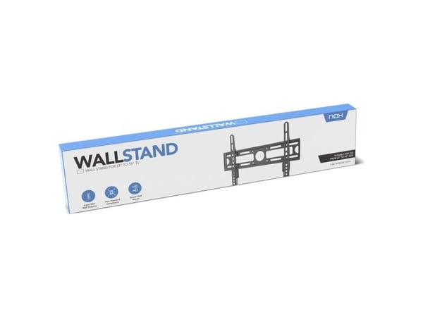 NOX NXLITEWALLSTAND, 58,4 cm (23"), 139,7 cm (55"), 35 kg, 200 x 200 mm, 400 x 400 mm, Sort