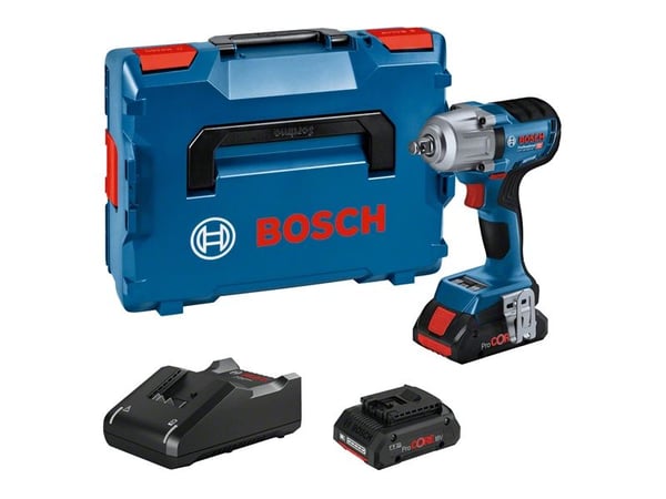 Bosch GDS 18V-450 HC Professional - Støtskiftenøkkel - trådløs - 1/2" firkantdrev - 800 N·m - 2 batterier - 18 V