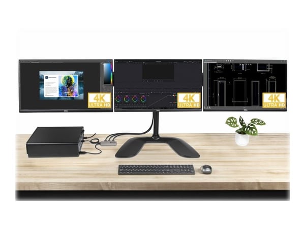 StarTech.com MST14DP123HD, 0,3 m, DisplayPort, 3 x HDMI, Uros, Naaras, USB