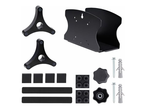Startech PC Wall Mount Bracket, For Desktop Computers Up To 40lb, Toolless Width Adjustment 1.9-7.8in (50-200mm), Heavy-Duty Steel, CPU Tower/Case ...