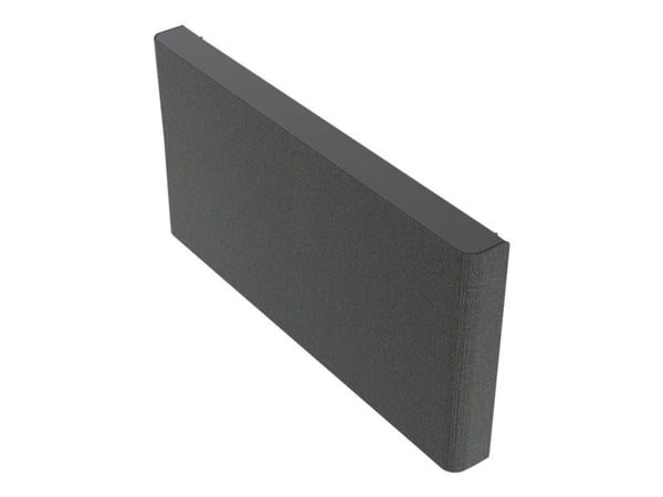 Heckler AV Credenza 4U - Oppbevaringsskuff - for videokonferansesystem - låsbar - maharam polyesterstoff, aluminium - svart/grå - veggmonterbar
