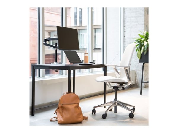 Ergotron LX - Monteringssett (skrivebordsklemmemontering, forlengerarm, maljemonteringsfot, skjermarm, høy stang) - for LCD-skjerm - polert alumini...