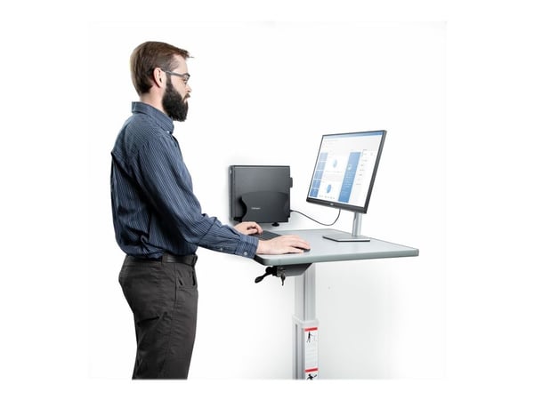 Startech PC Wall Mount Bracket, For Desktop Computers Up To 40lb, Toolless Width Adjustment 1.9-7.8in (50-200mm), Heavy-Duty Steel, CPU Tower/Case ...