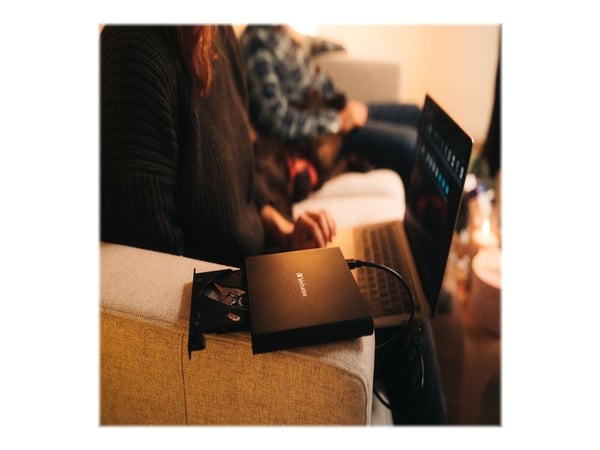 Verbatim Slimline CD/DVD, Musta, Vaaka, Kannettava tietokone, DVD-RW, USB 2.0, CD, CD-R, CD-RW, DVD, DVD+R, DVD+R DL, DVD+RW, DVD-R, DVD-R DL, DVD-...