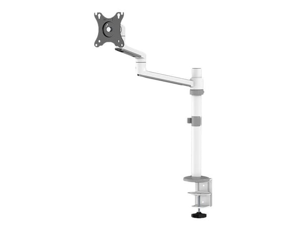 Neomounts DS60-425WH1 - Monteringssett (leddarm) - full bevegelse - for Skjerm - stål - hvit - skjermstørrelse: 17"-27" - skrivebordsmonterbar