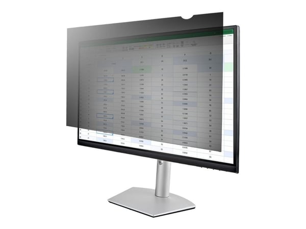 Startech 28-inch 16:9 Computer Monitor Privacy Filter, Anti-Glare Privacy Screen with 51% Blue Light Reduction, Black-out Monitor Screen Protector ...